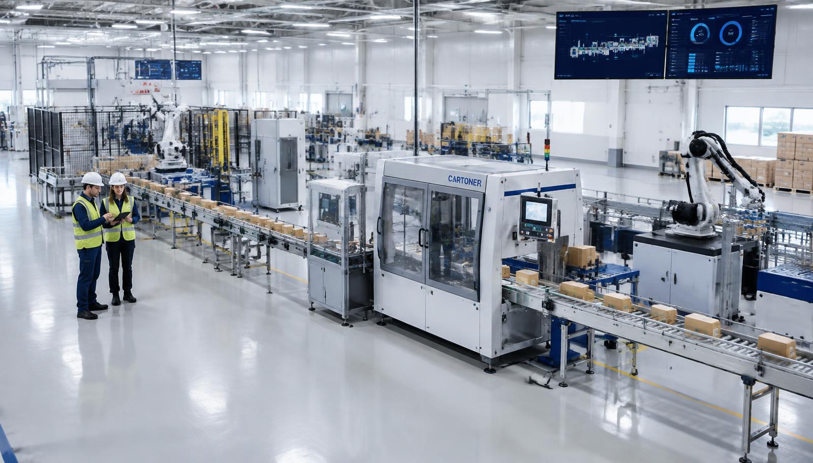 Komplette Verpackungslinien